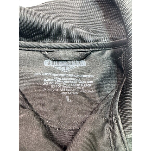 Tru Spec Polo Shirt Large Men's Black Cotton Polyester Blend Short Sleeve‎ - Picture 6 of 10